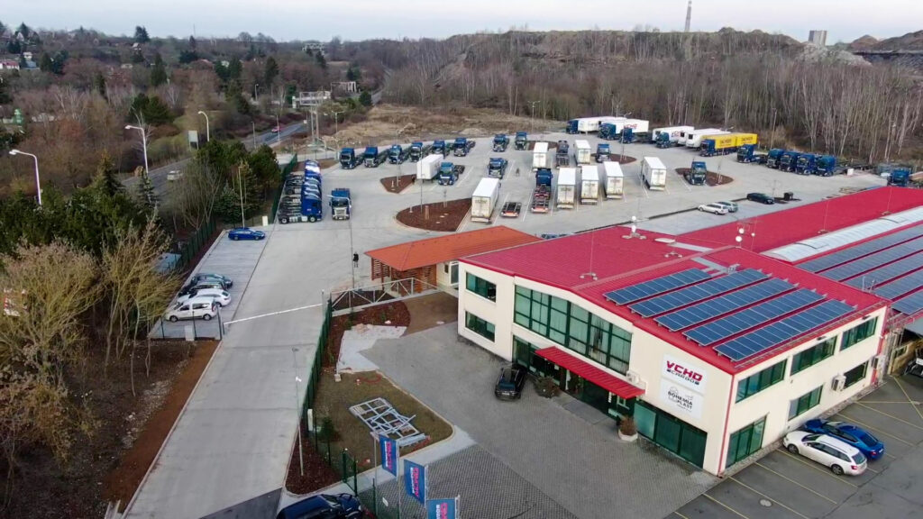 VCHD Cargo hat seinen Hauptsitz in Kladno um einen Großparkplatz erweitert